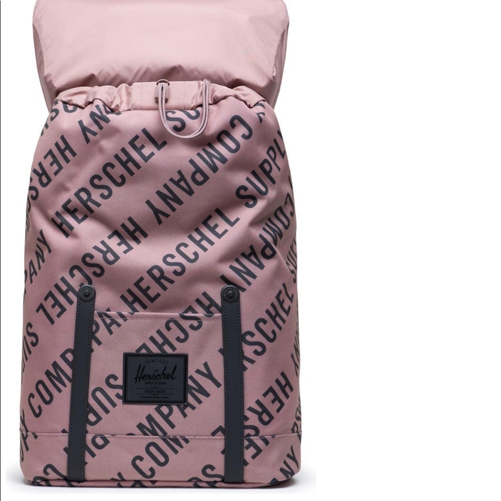 NWT - Herschel Retreat Logo Print Backpack ๐ - Picture 2 of 5
